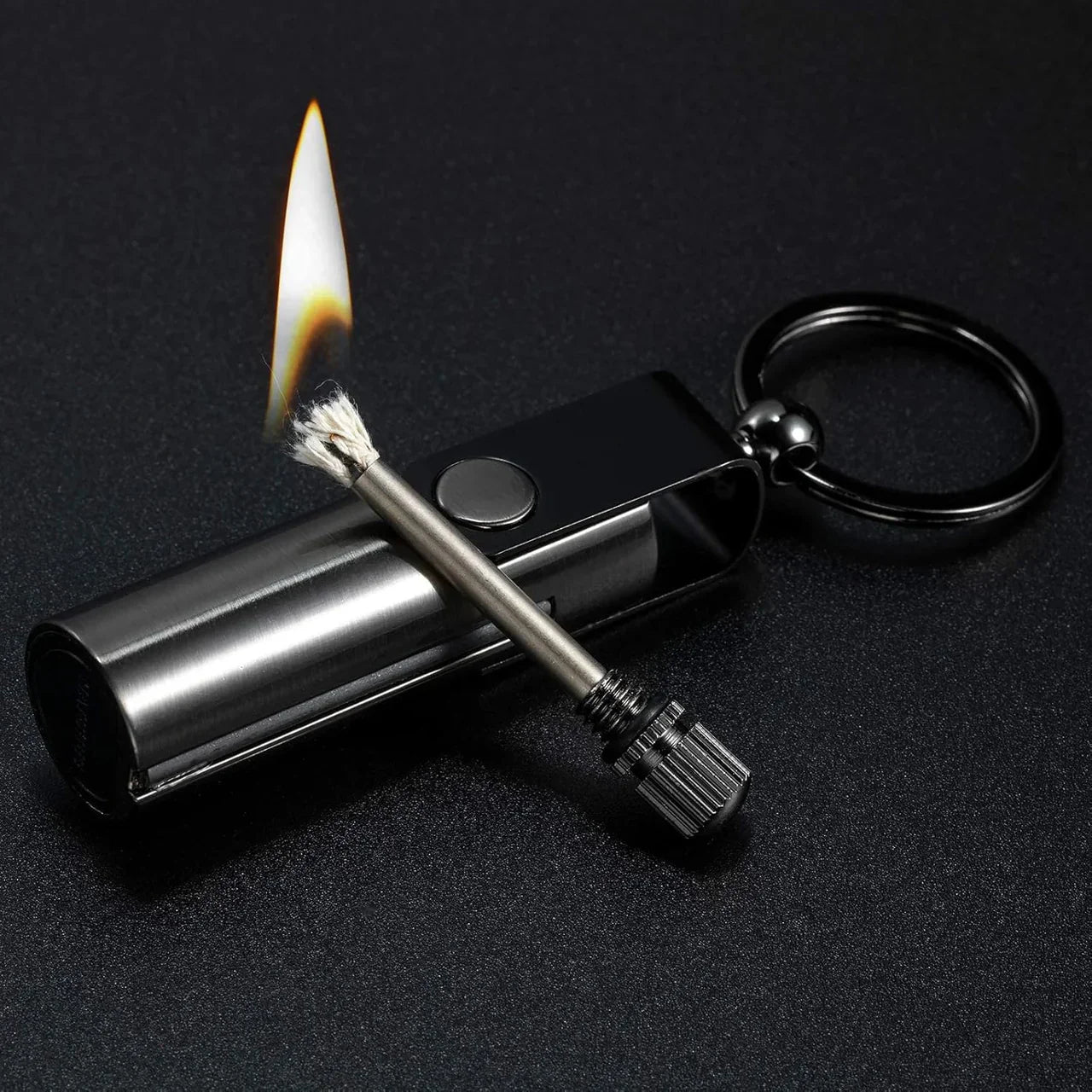 Metallic Keychain Fire Lighter