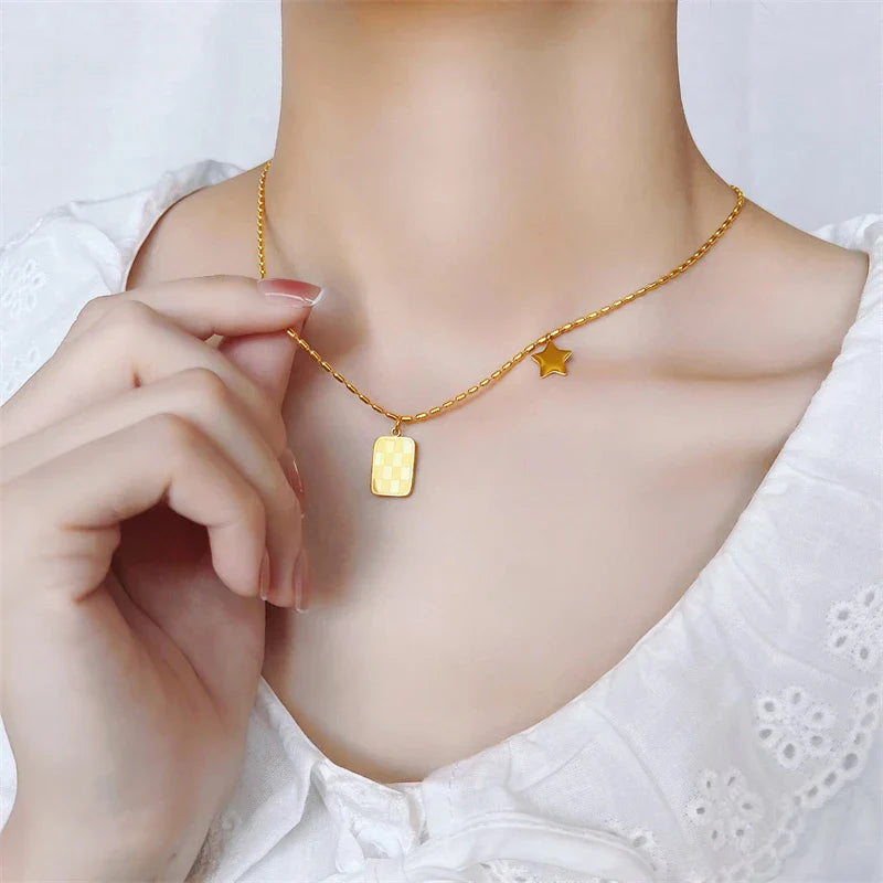 GoldenAura Necklace (14K Gold Plated)